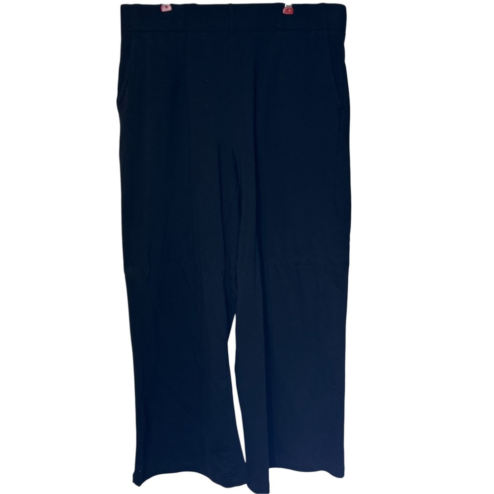 Torrid Womens Sweatpants Lounge Super Soft Fleece Wide Leg Pull On Black Size 1
